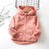Flannel Hooded Cardigan Coat